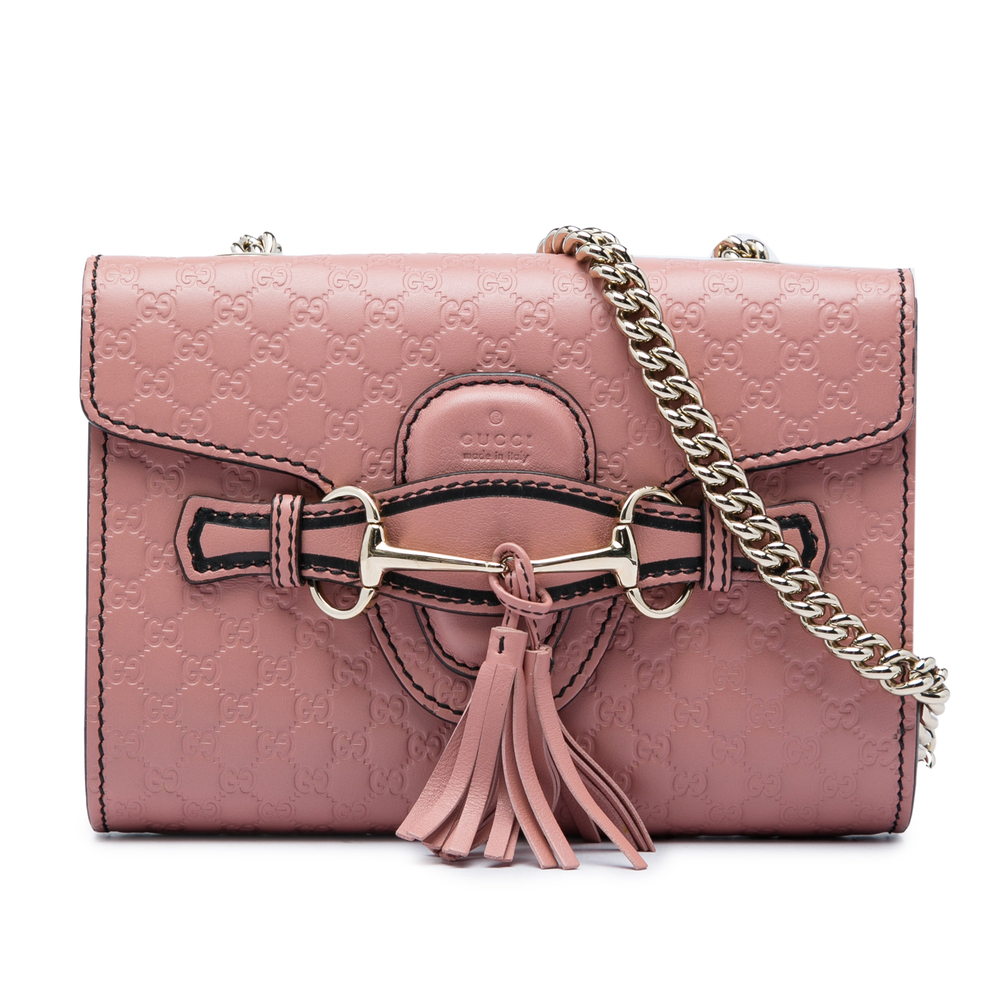 Pre-Loved Gucci Mini Microguccissima Emily Crossbody